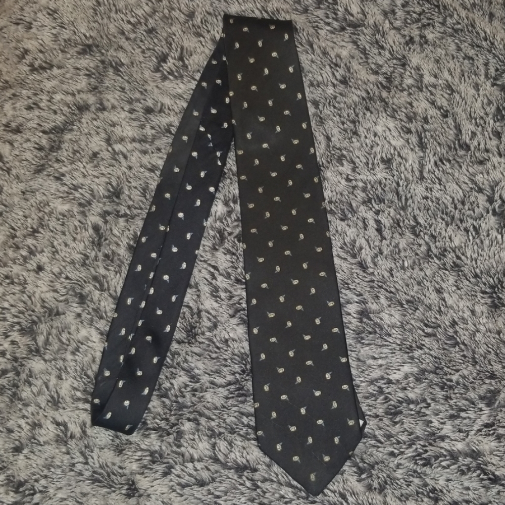 Christian Dior Black Neck Tie